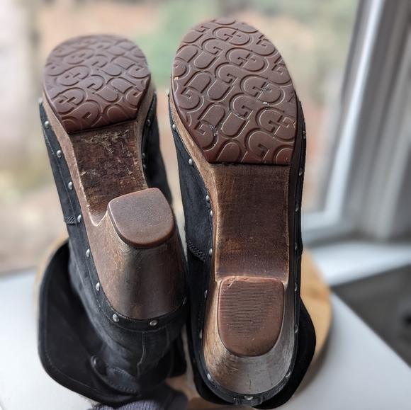 UGG Australia Lynnea Shearling Studded Clog Boot - Picture 10 of 12